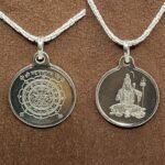 Mahamrityunjay Silver Locket Yantra With Silver Chain