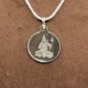 Mahamrityunjay Silver Locket Yantra With Silver Chain