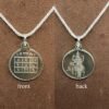 Mangal Yantra Silver Locket Yantra With Silver Chain