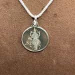 Mangal Yantra Silver Locket Yantra With Silver Chain