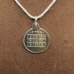 Mangal Yantra Silver locket Yantra With Silver Chain