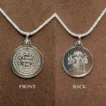 Panchmukhi Hanuman Silver Locket Yantra With Silver Chain