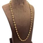Rudraksha Mala With Gold Plated Capping - 6 Mm