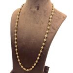 Rudraksha Mala With Gold Plated Capping - 6 Mm