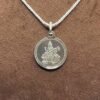 Saraswati Silver Locket Yantra With Silver Chain