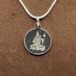 Shiv Silver Locket Yantra With Silver Chain