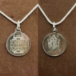 Shree Narvan Chamunda Silver Locket Yantra With Silver Chain