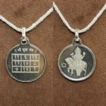 Silver Shukra Locket Yantra With Silver Chain