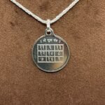 Shukra Silver Locket Yantra With Silver Chain