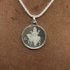 Shukra Silver Locket Yantra With Silver Chain