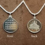 Surya Silver Locket Yantra With Silver Chain
