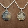Surya Silver Locket Yantra With Silver Chain