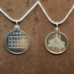 Surya Silver locket Yantra With Silver Chain