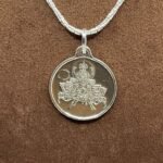 Surya Silver Locket Yantra With Silver Chain