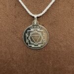 Tara Yantra Silver Locket Yantra With Silver Chain
