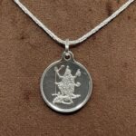 Mahakali Yantra Locket Silver With Silver Chain