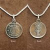 Silver Vishnu Yantra Locket Yantra With Silver Chain 14 Vishnu Silver Locket Yantra With Silver Chain