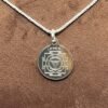Kali Yantra Silver Locket With Silver Chain