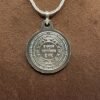 Big Size Silver Panchmukhi Hanuman Locket Yantra With Silver Chain