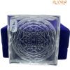 Crystal / Sphatik Carved Dome Shree Yantra - 291 Grams 19 Crystal Sphatik Carved Dome Shree Yantra - 291 Grams