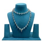 Diamond-Cut Crystal Mala 9mm (54+1 Beads) with Silver Caps