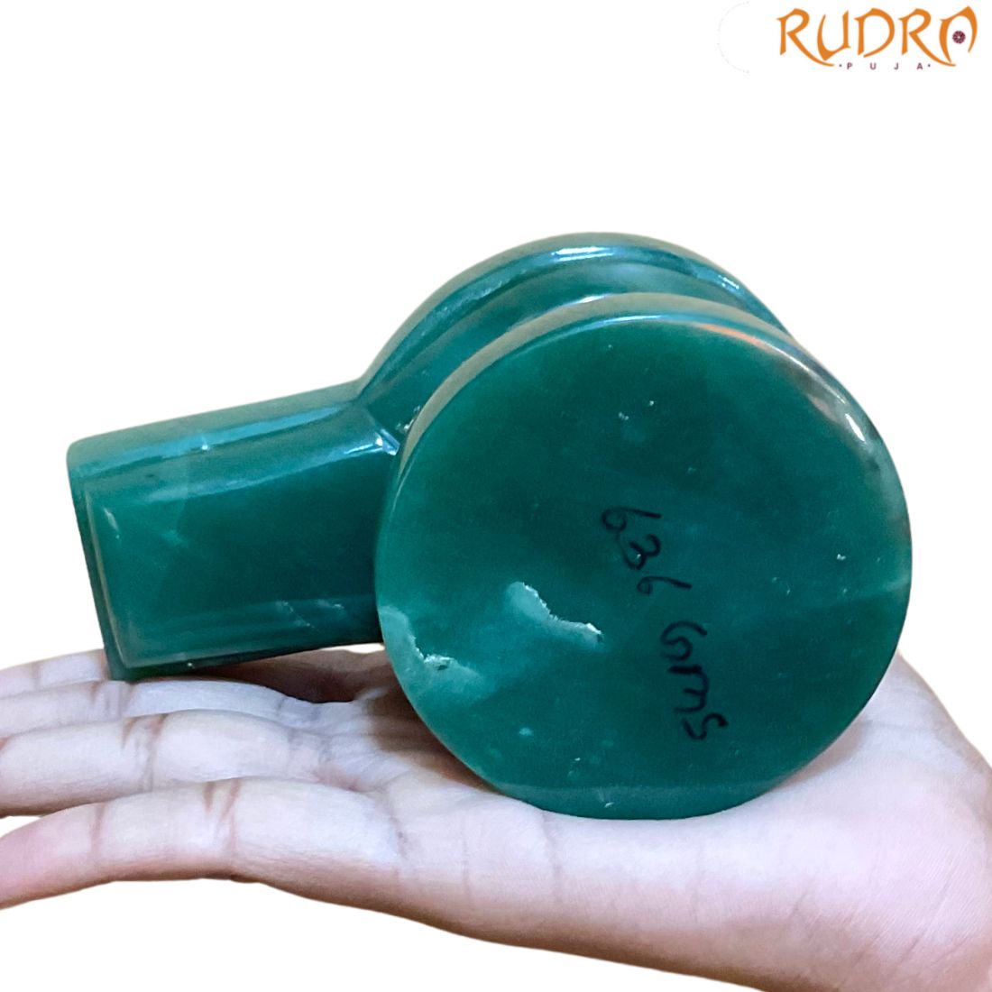 Green Aventurine Shivling 3.5 Inch ( 636 Gram )