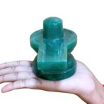 Green Aventurine Shivling 3.5 Inch ( 636 Gram )