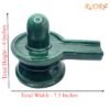 Green Jade ( Margahta ) Shivling - 6 Inches 2425 Grams 16 Green-Jade-Lingam-With-Green-Jade-Base-6-Inches-2425-Grams-Rp-C.jpg