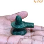 Green Jade Shivling - 1.5 Inches - ( 51 Grams )