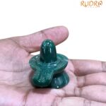 Green Jade Shivling - 1.5 Inches - ( 51 Grams )