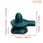 Green Jade Shivling - 1.5 Inches - ( 51 Grams )