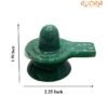 Green Jade Shivling 1.50 Inch ( 68 Gram ) 11 Green Jade Shivling 1.50 Inch ( 68 Gram )