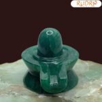 Green Jade Shivling 1.75 Inch ( 125 Gram )