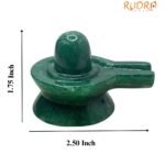 Green Jade Shivling 1.75 Inch ( 125 Gram )