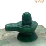 Green Jade Shivling 1.75 Inch ( 79 Gram )