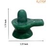 Green Jade Shivling 1.75 Inch ( 79 Gram ) 11 Green Jade Shivling 1.75 Inch ( 79 Gram )