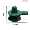 Green Jade Shivling 1.75 Inch ( 88 Gram ) 11 Green Jade Shivling 1.75 Inch ( 88 Gram )