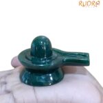Green Jade Shivling - 1.75 Inches - ( 126 Grams )