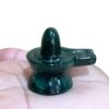 Green Jade Shivling - 1.75 Inches - ( 50 Grams )