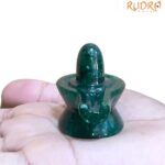 Green Jade Shivling - 1.75 Inches - ( 50 Grams )