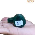 Green Jade Shivling - 1.75 Inches - ( 50 Grams )