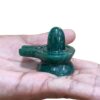 Green Jade Shivling - 1.75 Inches - ( 67 Grams )