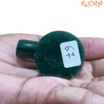 Green Jade Shivling - 1.75 Inches - ( 67 Grams )