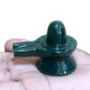 Green Jade Shivling - 1.75 Inches ( 85 Gram )