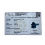 Green Jade Shivling - 1.75 Inches ( 85 Gram ) certi