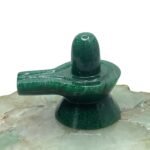 Green Jade Shivling 2 Inch ( 100 Gram )