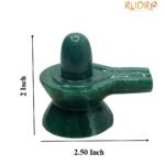 Green Jade Shivling 2 Inch ( 100 Gram )