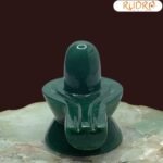 Green Jade Shivling 2 Inch ( 105 Gram )