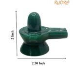 Green Jade Shivling 2 Inch ( 105 Gram )