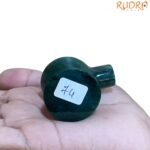 Green Jade Shivling - 2 Inch - ( 74 Gram )